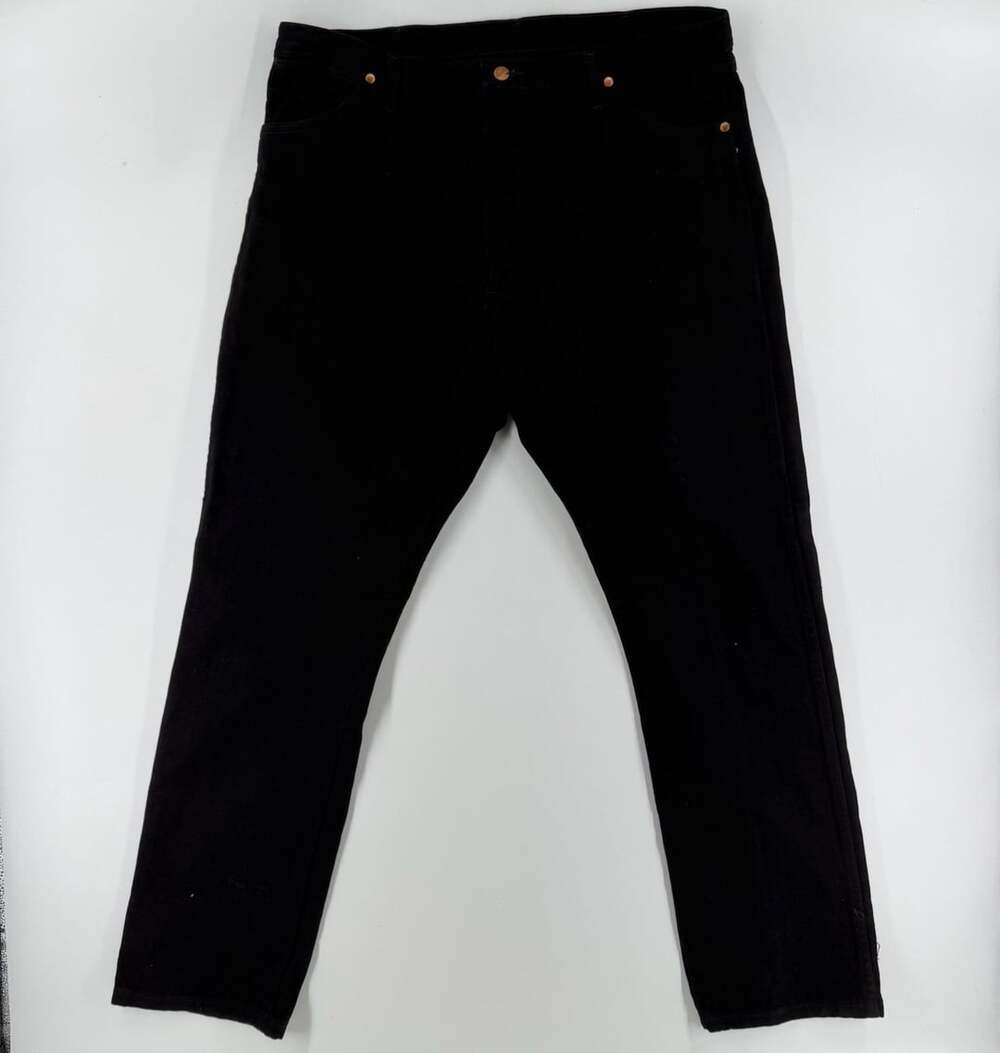 1578 Wrangler Jeans Size 40x32 Black Denim